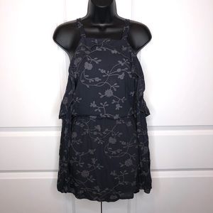 Lucy Love Embroidered Cold Shoulder Dress